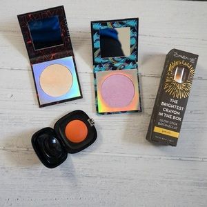 Marc Jacobs Blush + ColourPop Highlighters